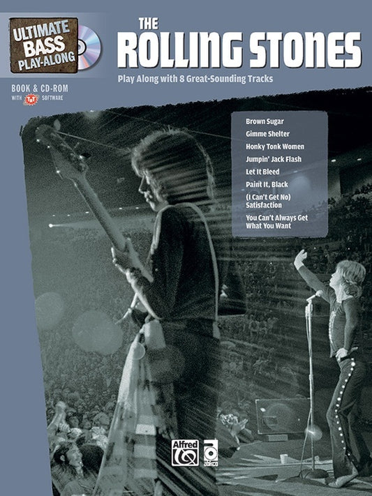 Ultimate Bass Playalong Rolling Stones Book and CD