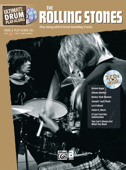 Ultimate Drum Playalong Rolling Stones Book and CD