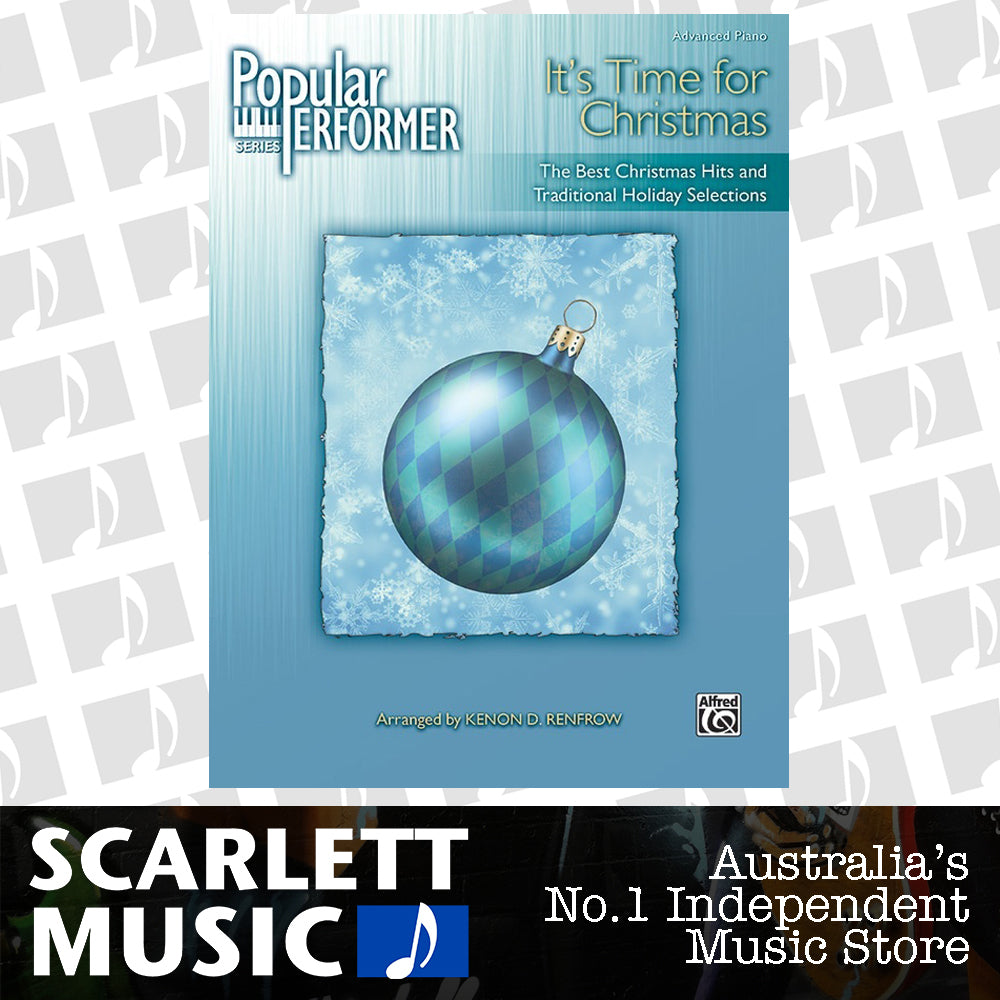 Popular Performer Its Time For Christmas Adv Piano — view 2