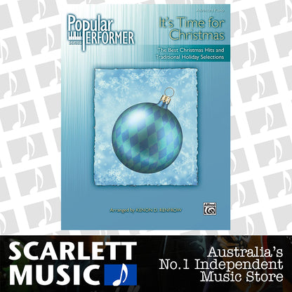 Popular Performer Its Time For Christmas Adv Piano — view 2
