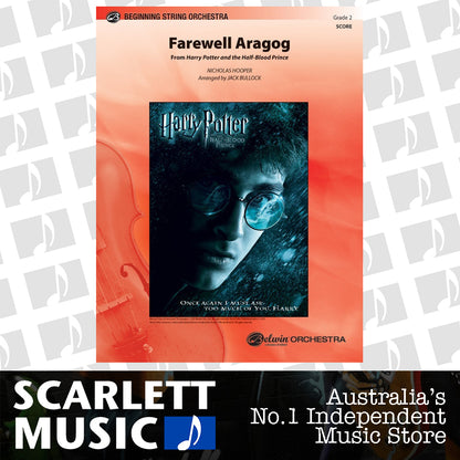 Farewell Aragog Harry Potter String Orchestra Gr 2 Score — view 2