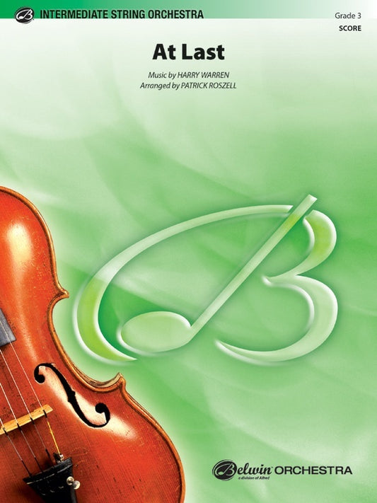At Last String Orchestra Grade 3 Conductor Score