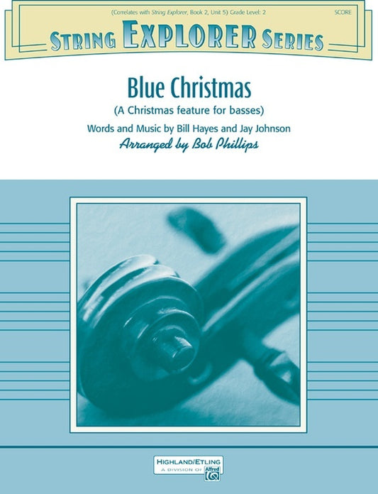 Blue Christmas String Orchestra Sheet Music Grade 2