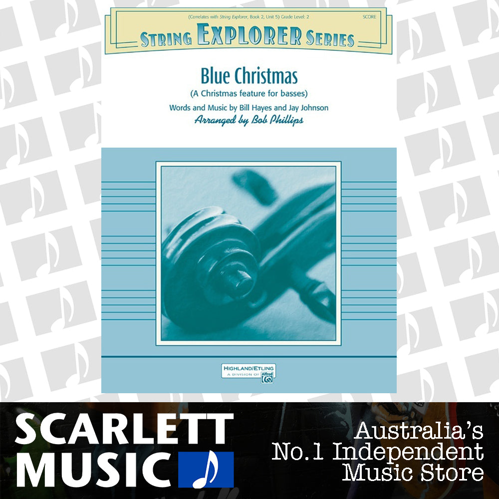 Blue Christmas String Orchestra Sheet Music Grade 2 — view 2