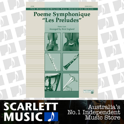 Poeme Symphonique Les Preludes Full Orchestra Gr 3 — view 2