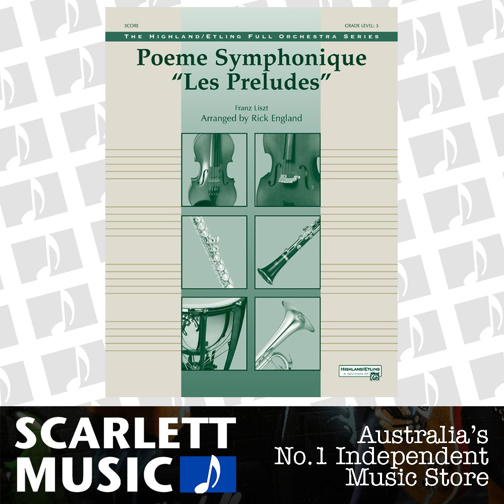 Poeme Symphonique Les Preludes Full Orchestra Gr 3 Score — view 2