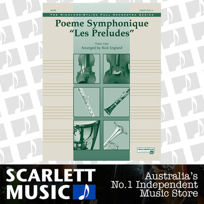 Poeme Symphonique Les Preludes Full Orchestra Gr 3 Score — view 2