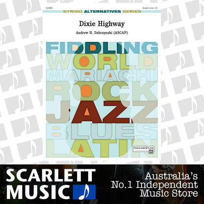 Dixie Highway String Orchestra Gr 3.5 Conductor Score — view 2