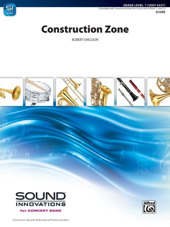 Construction Zone Concert Band Gr 1 Conductor Score