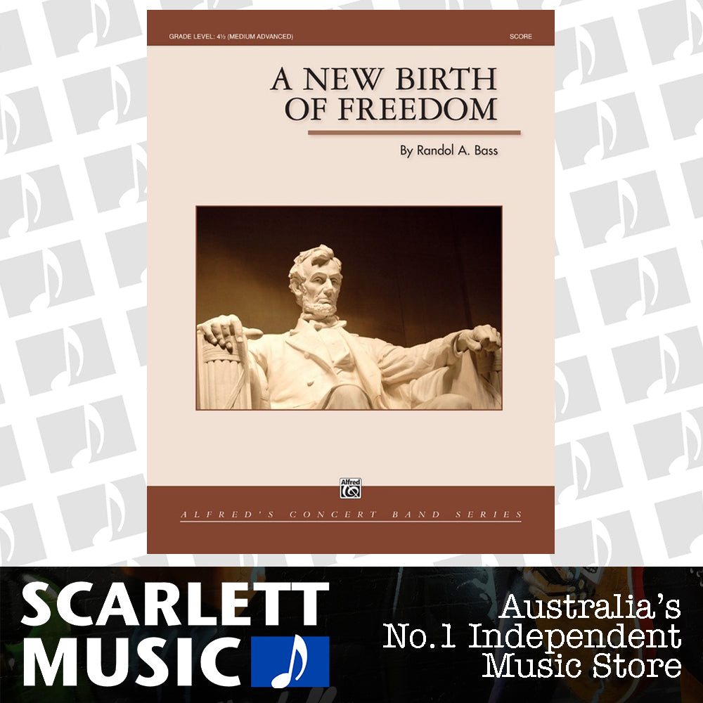 A New Birth of Freedom Concert Band Sheet Music Grade 4.5 — view 2