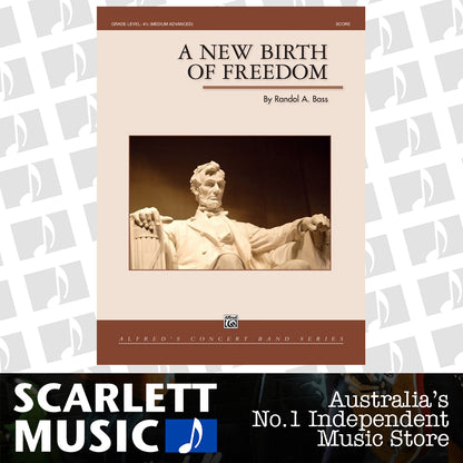 A New Birth of Freedom Concert Band Sheet Music Grade 4.5 — view 2