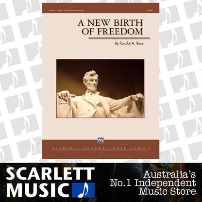 A New Birth of Freedom Concert Band Grade 4.5 Conductor Score — view 2