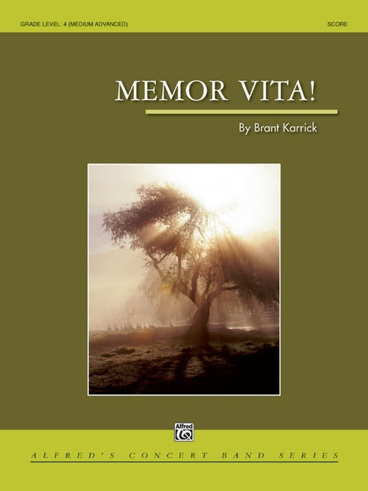 Memor Vita Concert Band Gr 4 Conductor Score