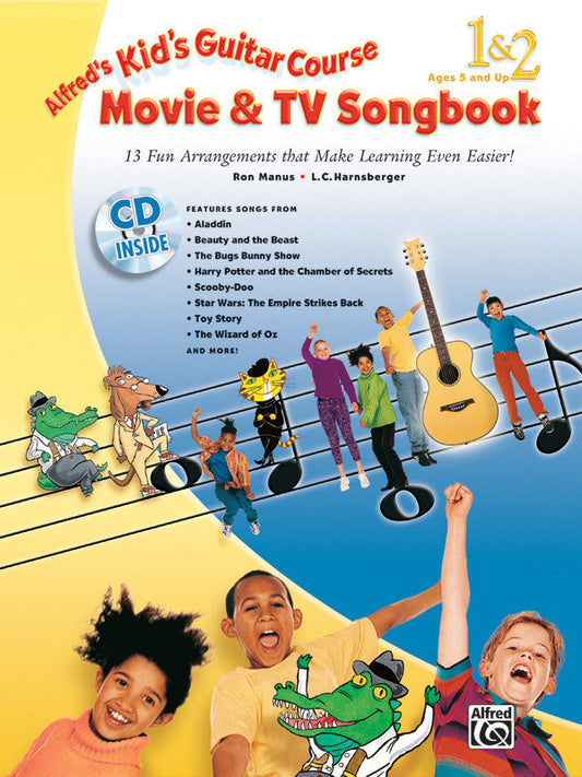 Alfred's Kids Guitar Course Movie Songbook 1 & 2