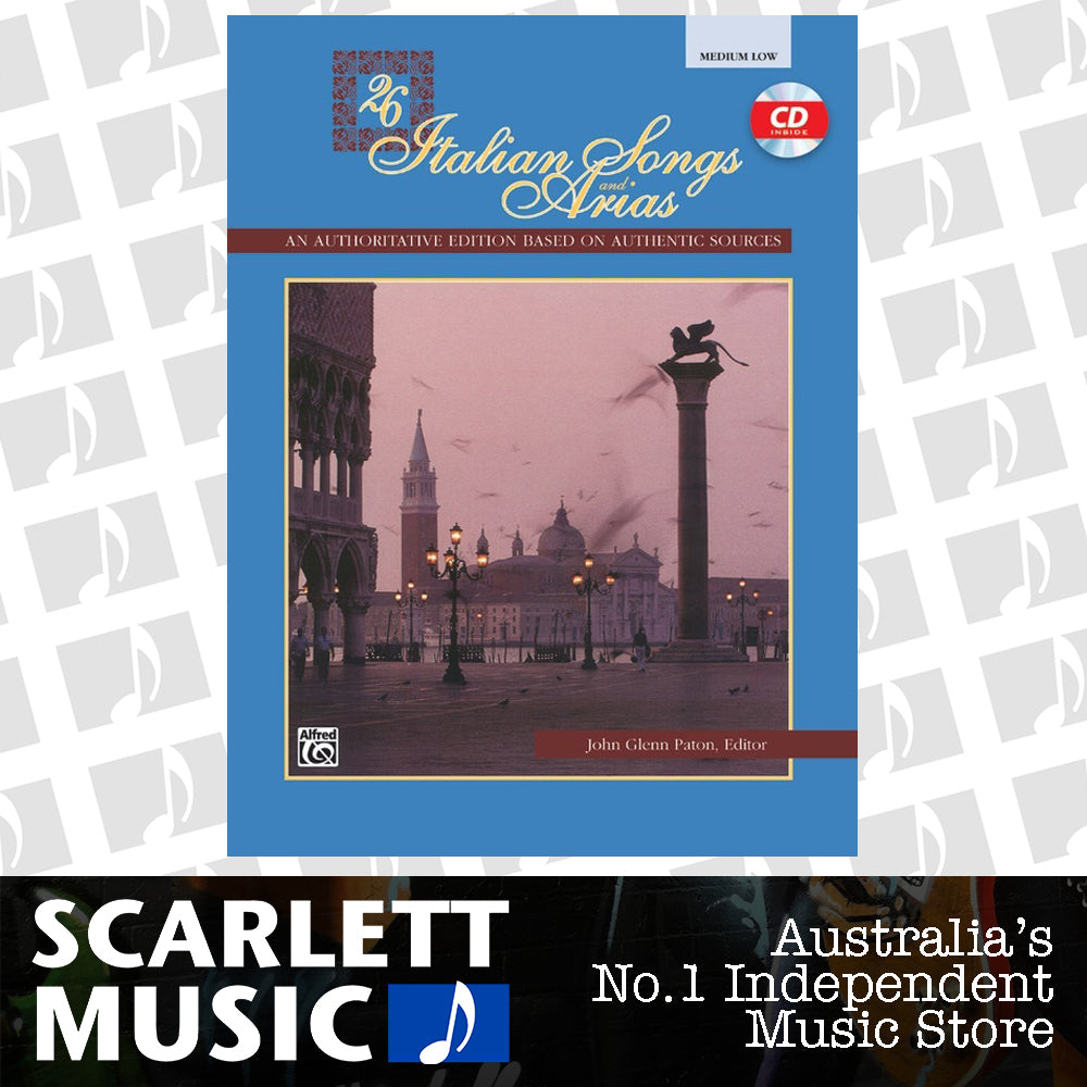 26 Italian Songs And Arias Medium-Low Voice Book/CD — view 2
