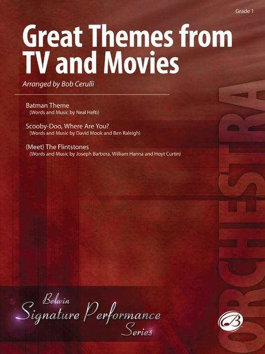 Great Themes From Tv And Movies String Orchestra Gr 1