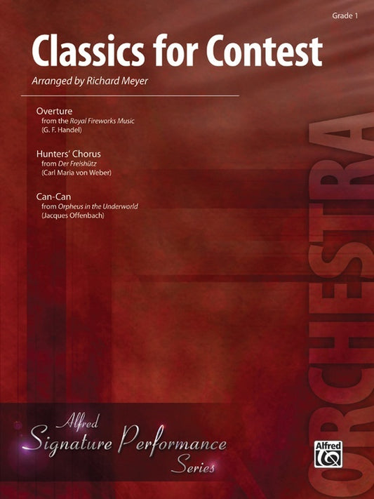 Classics For Contest String Orchestra Gr 1