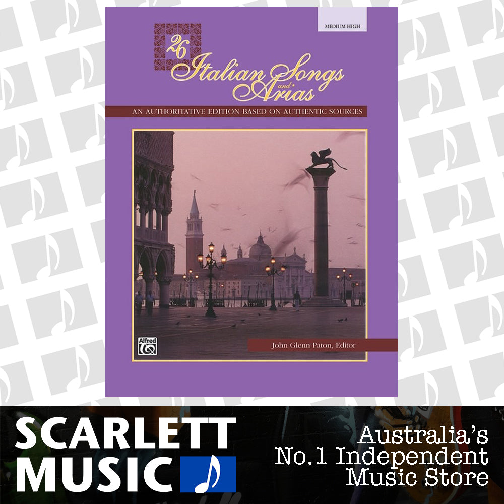 26 Italian Songs And Arias Medium-High Voice Book — view 2