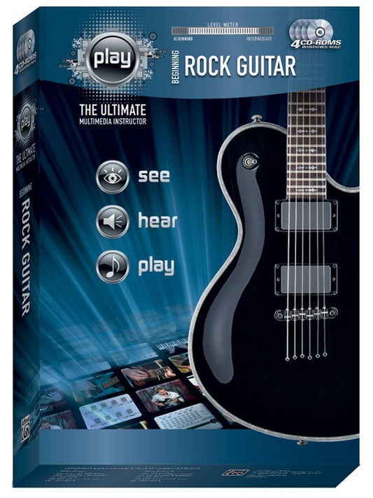 Play Beginning Rock Guitar CD Rom