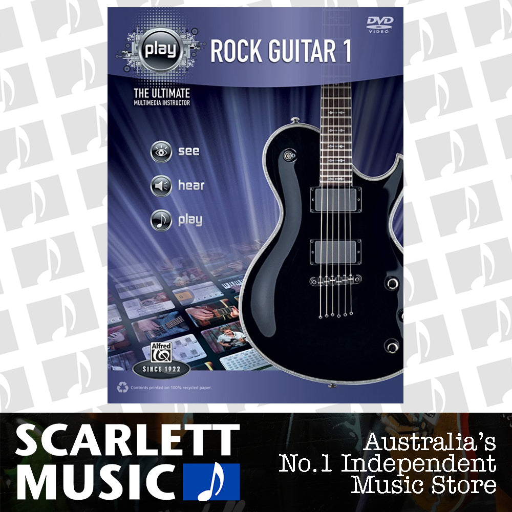 Alfreds Play Rock Guitar 1 Book/DVD — view 2