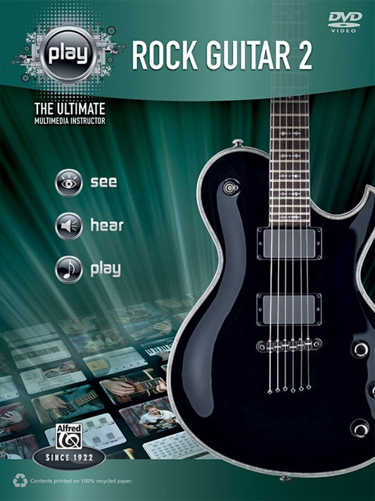 Alfreds Play Rock Guitar 2 Book/DVD