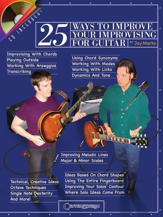 25 Ways To Improve Your Improv For Guitar Book/CD