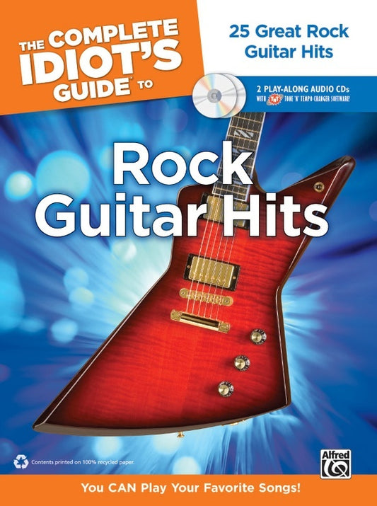 Complete Idiots Guide To Rock Guitar Hits BookCD