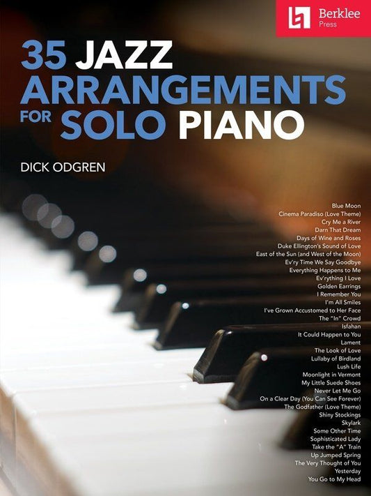 35 Jazz Standards for Solo Piano by Berklee Press, 88 Pages, Piano Solo Format