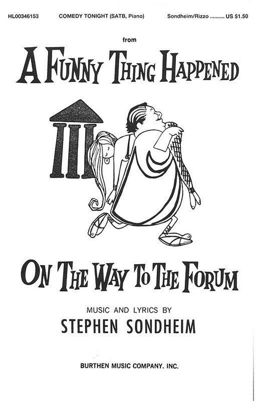 Comedy Tonight SATB (C/R)