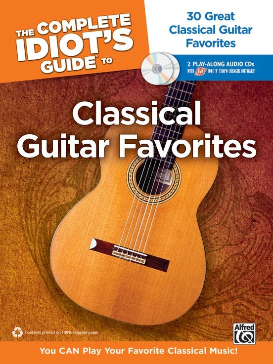 Complete Idiots Guide Classical Guitar Fav Book/CD