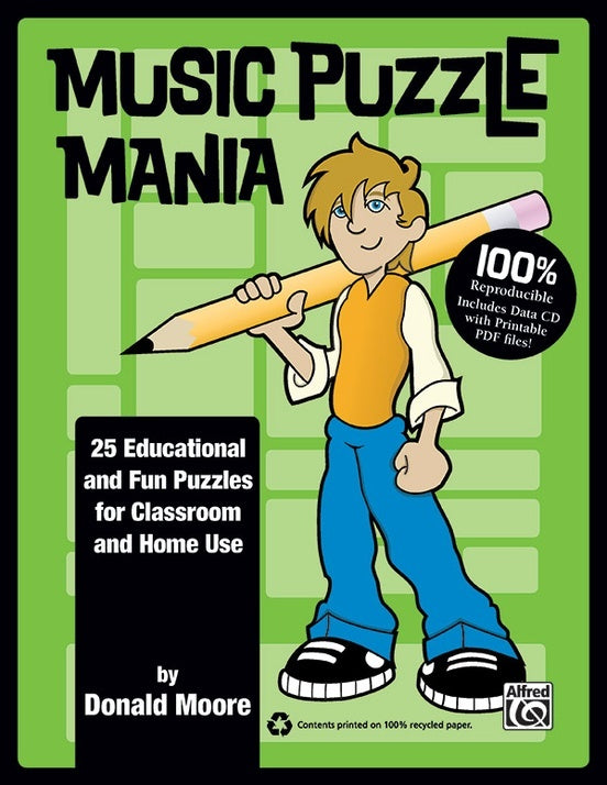 Music Puzzle Mania Book/ CD