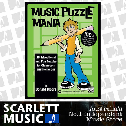 Music Puzzle Mania Book/ CD — view 2