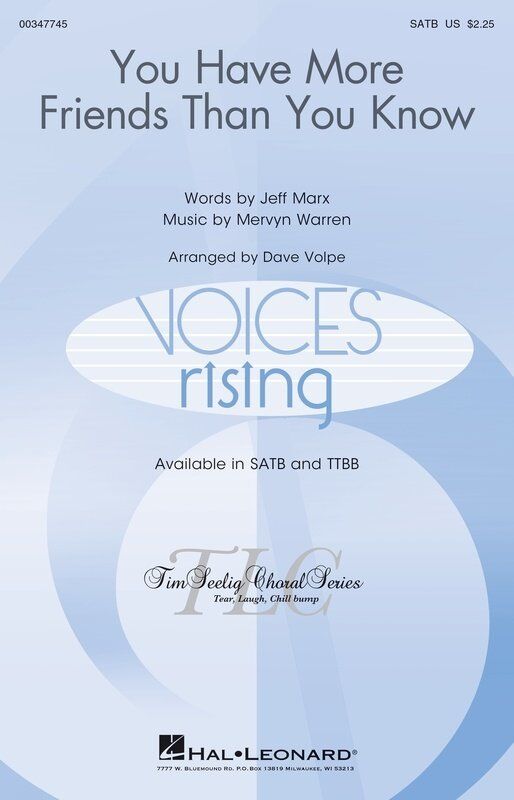 You Have More Friends Than You Know SATB Choral Arrangement