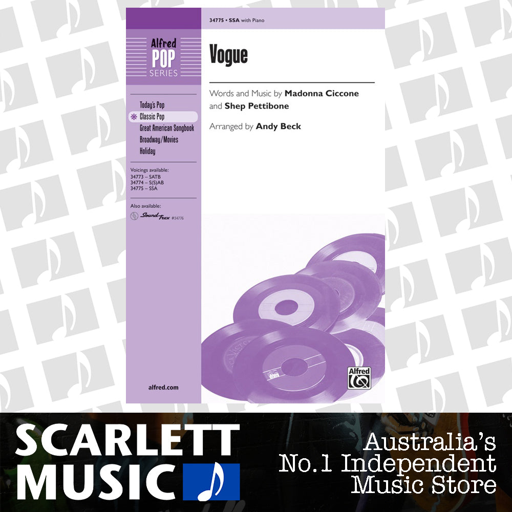VOGUE SSA Choral Sheet Music — view 2