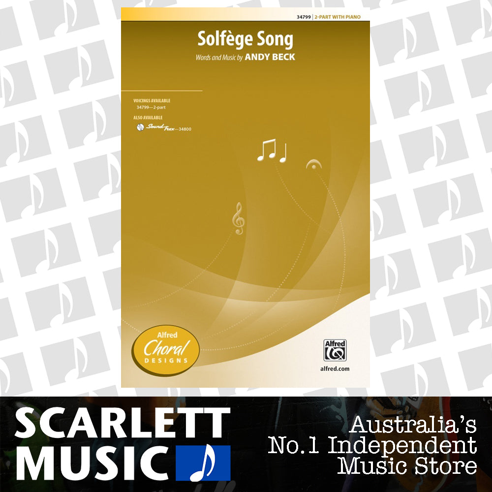 Solfège Song SA Choral Sheet Music — view 2