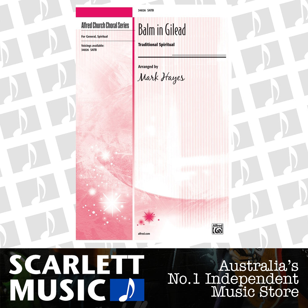 Balm in Gilead SATB Choral Sheet Music — view 2