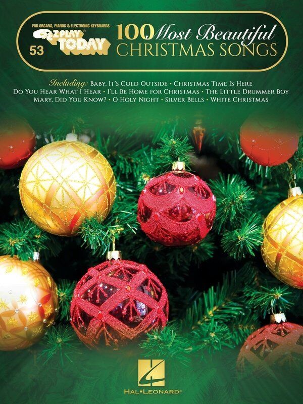 100 Most Beautiful Christmas Songs E-Z Play 53 for Keyboard and Organ