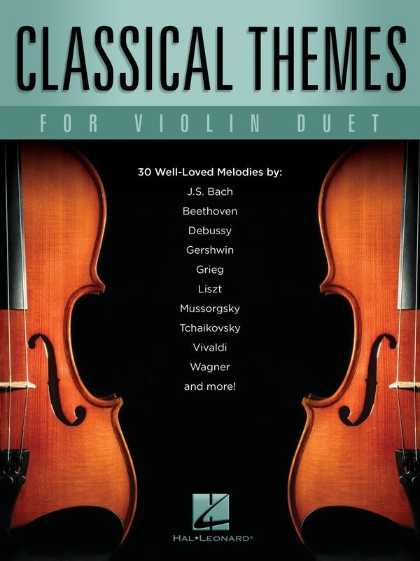 Classical Themes For Violin Duet Softcover Book (Violin)