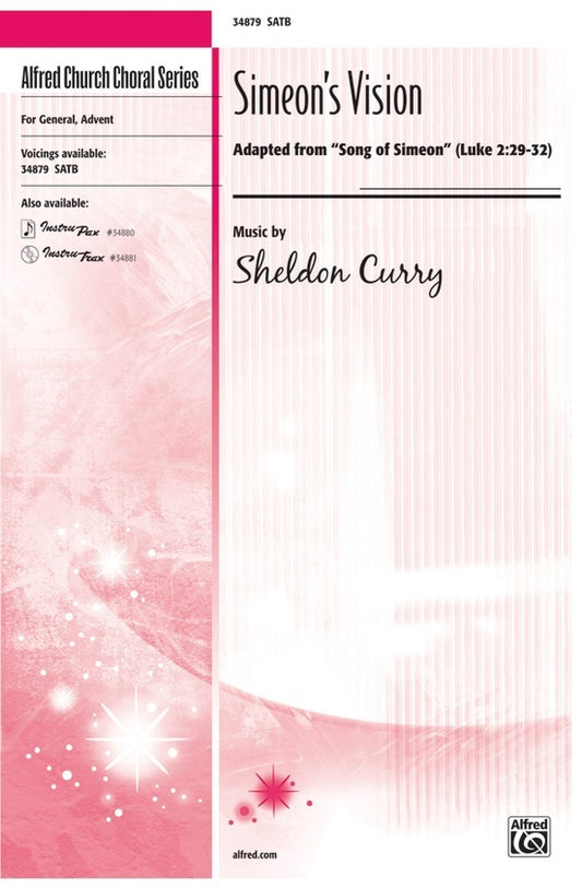 Simeon's Vision SATB Choral Sheet Music