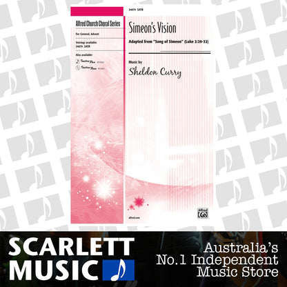 Simeon's Vision SATB Choral Sheet Music — view 2