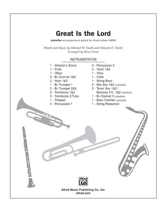 Great Is The Lord Instrupax