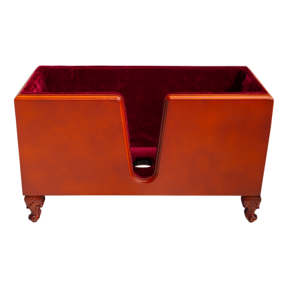 Timber Box Stand for 3/4 Double Bass with Velour Padding and Cutouts — view 3