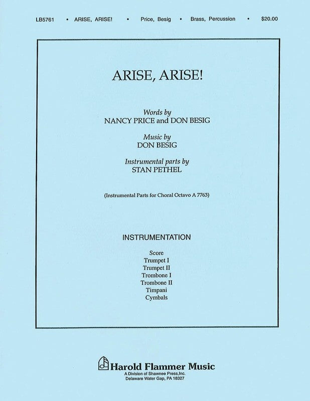 Arise Brass Percussion (Music Score/Parts)