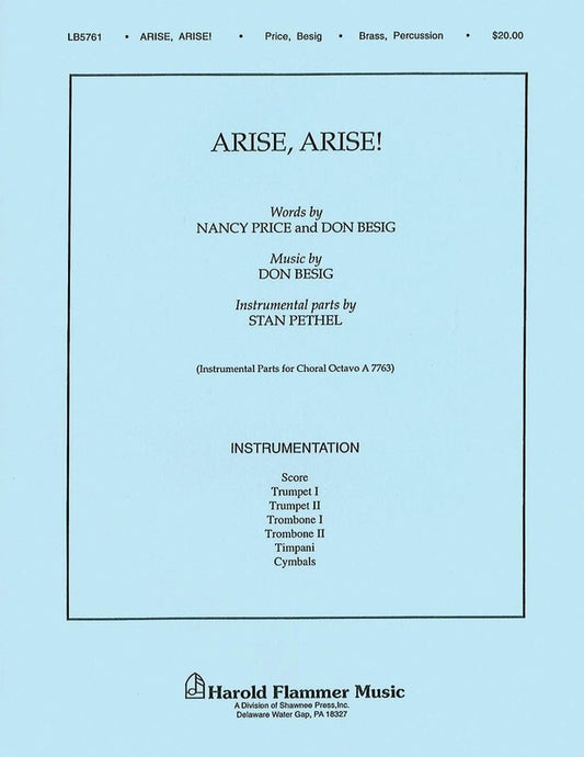 Arise Brass Percussion (Music Score/Parts)