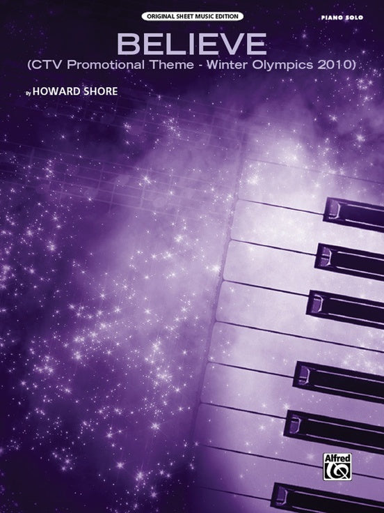 Believe Piano Solo Sheet Music