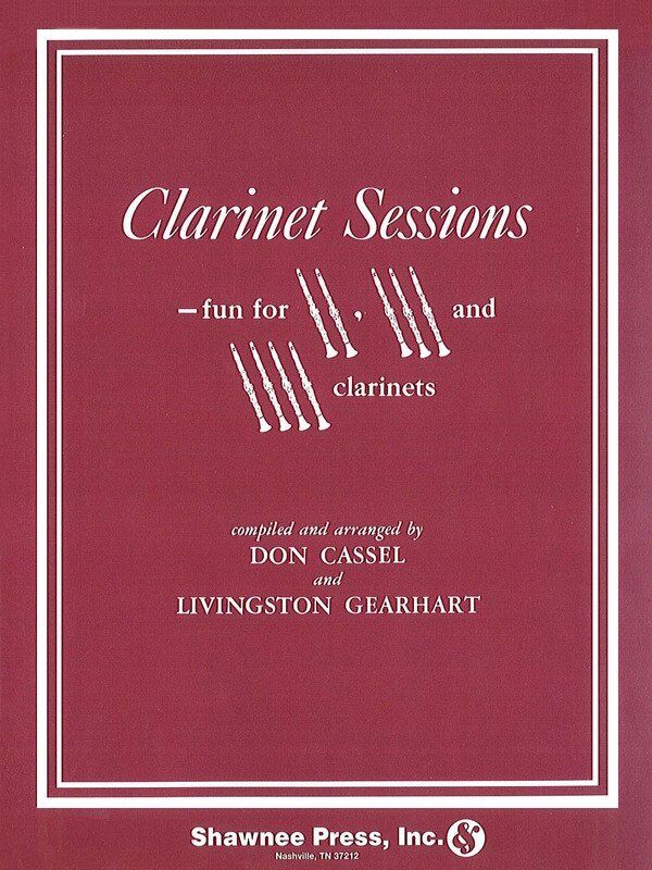 Clarinet Sessions for 2-4 Players - Shawnee Press, 44 Pages, Clarinet Quartet Collection