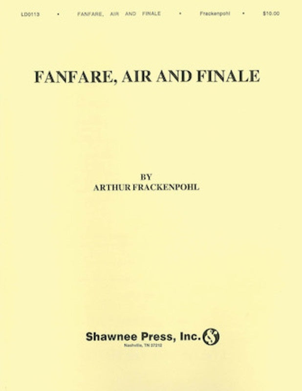 Fanfare Air And Finale Sax Quartet