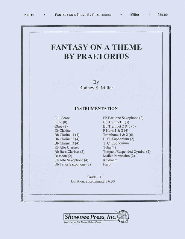 Fantasy On A Theme By Praetorius Orchestra