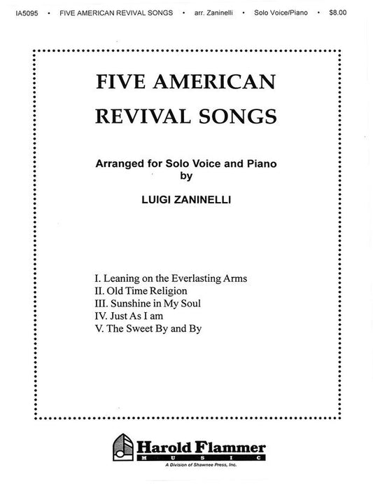 Five American Revival Songs Voice 1Book