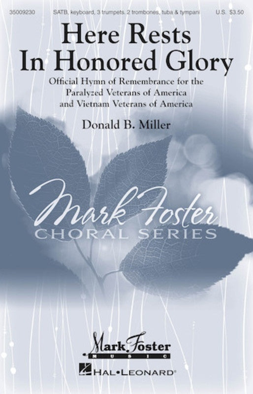 Here Rests In Honored Glory SATB